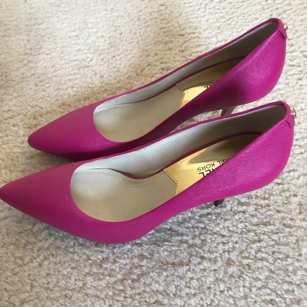 HOT PINK Michael Kors Heels.